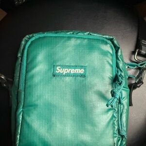 Supreme x Cordura Green Crossbody Bag